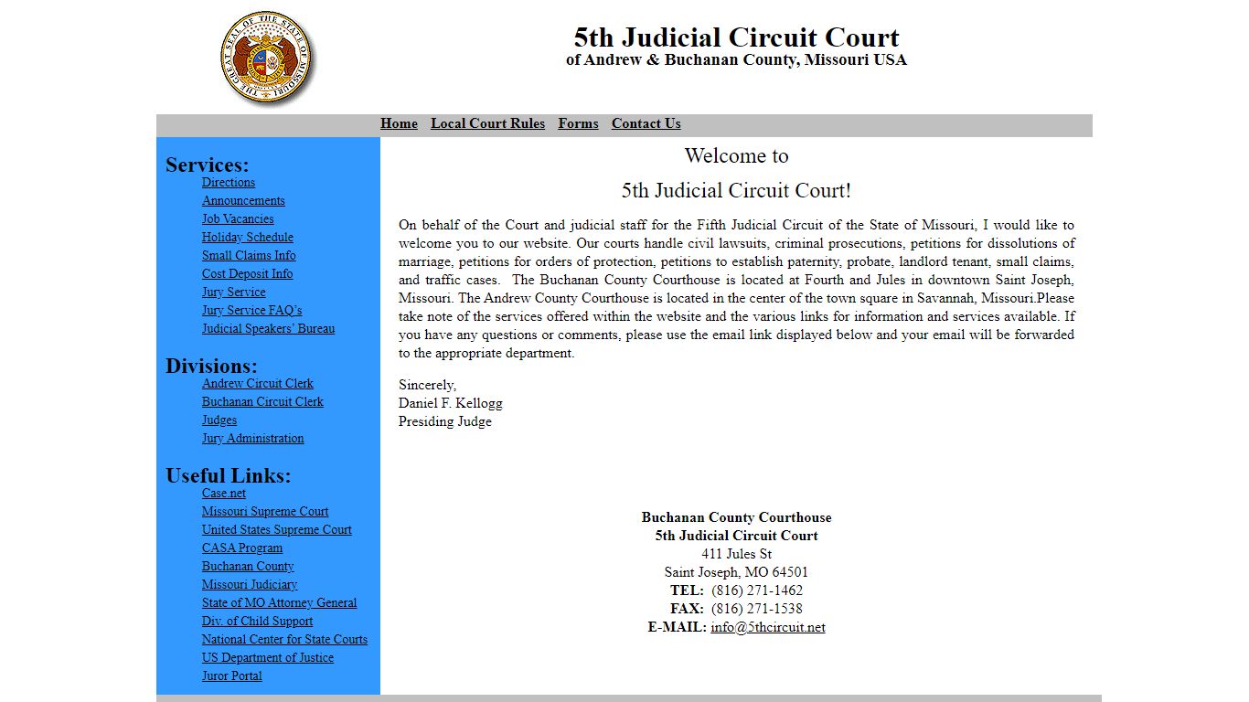 5th Judicial Circuit Court of Andrew & Buchanan County ...